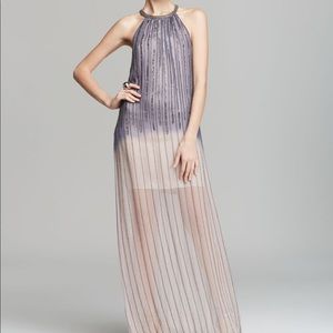 Parker Shane Beaded Ombré Dress XS